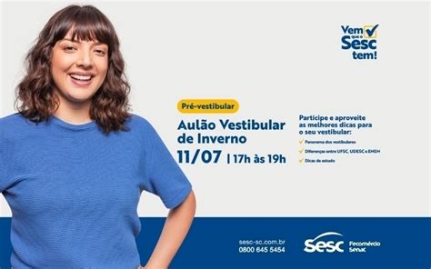 Sesc Sc Sesc Prainha Realiza Live Sobre Vestibulares 2024 Confira