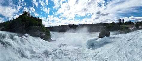 Rheinfall Panoramic Waterfall Free Photo On Pixabay Pixabay