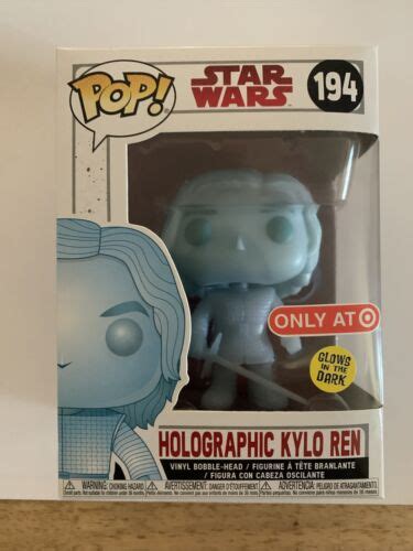 Funko Pop HOLOGRAPHIC KYLO REN 194 Target Exclusive GITD EBay