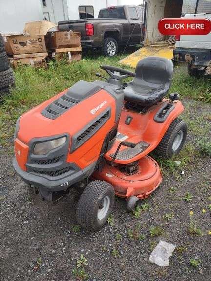 Husqvarna Yth22k42 Gas Ride On Mower Tractor Rideau Auctions