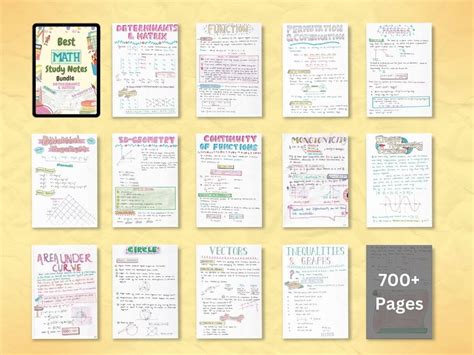 Best Complete Math (Mathematics) Aesthetic Notes Bundle [PDF] - NewtonDesk