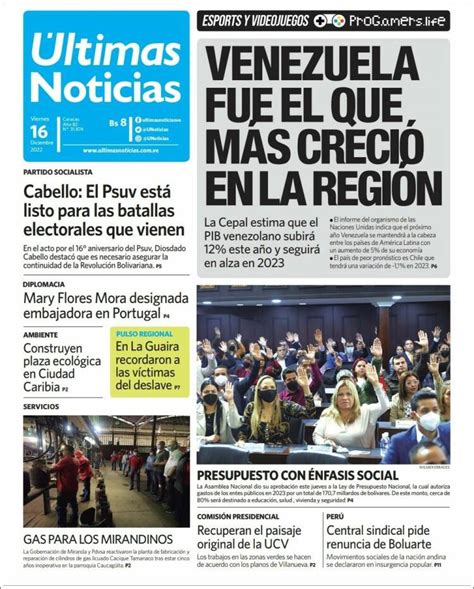 Titulares Al Minuto Stas Son Las Portadas Que Publican Este Viernes