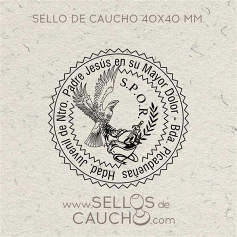 Sello De Caucho Redondo Mm