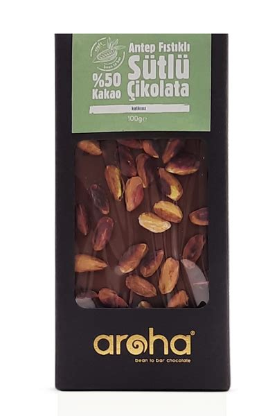 Aroha Bean to Bar Çikolata Şekersiz Glutensiz Vegan Organik Çikolata