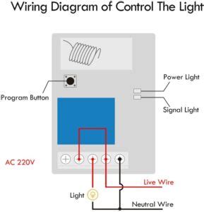 EMylo AC 220V 230V 240V 1000W 1 Channel Smart Remote Control Switch