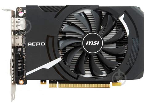 ᐉ Видеокарта MSI GeForce GTX 1050 Ti 4GB GDDR5 128bit (GTX 1050 Ti AERO ...