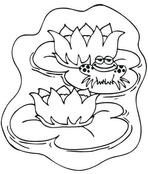 Pond Coloring Pages At Free Printable Colorings