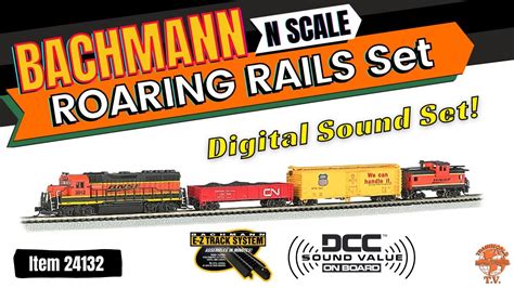 N Scale Bachmann Roaring Rails Train Set With Sound Youtube