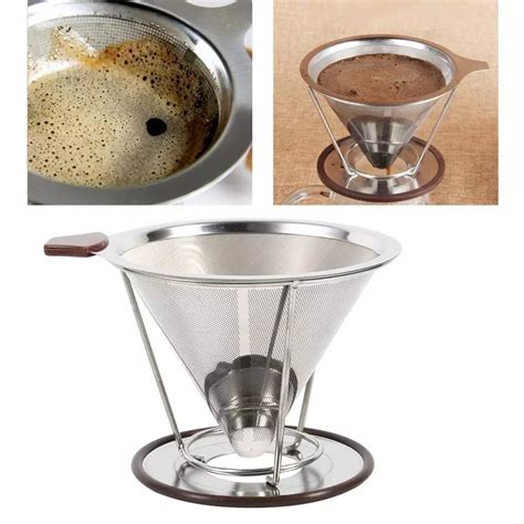 Jual Saringan Kopi V Stainless Coffee Dripper Filter Coffee Maker