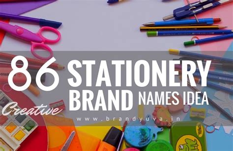 86 Catchy Stationery Brand Names Idea Stationery