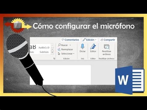 Cómo activar el micrófono para la función dictado en Word YouTube