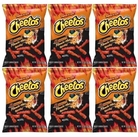 CHEETOS CRUNCHY XXTRA FLAMIN HOT Cheese Flavored Snack Chips Oz