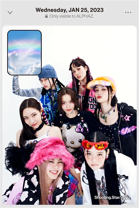 Xg Image Teasers For 3rd Digital Single Shooting Star Dropping 25th January Omona They Didn