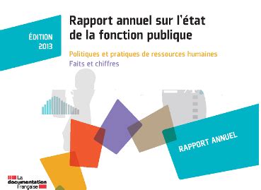 Rapport annuel sur l état de la fonction publique édition 2013