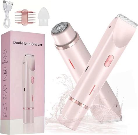 Amazon Glow Aura Womens Shaver Dual Head Bikini Trimmer For