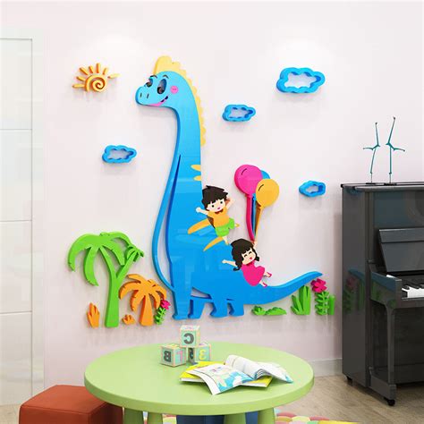 Cartoon Dinosaur Stickers Children's Room Decoration Stickers ...