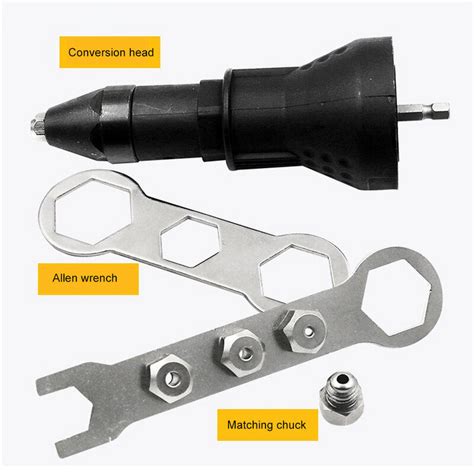 Elektrische Niet Mutter Pistole Bohrer Adapter Conversion Nieten Gun