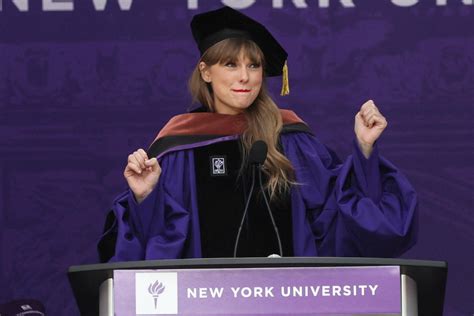 Taylor Swift gives inspiring NYU commencement speech: 'Mistakes led to ...