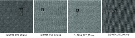 Examples Of Fabric Defect Detection A Broken End B Fuzzy Ball