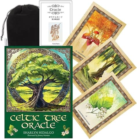 Amazon co jp Kancharo オラクルカード 25 枚 タロット占いケルティック ツリー オラクル Celtic Tree