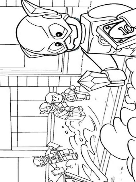 Lego Flash coloring pages