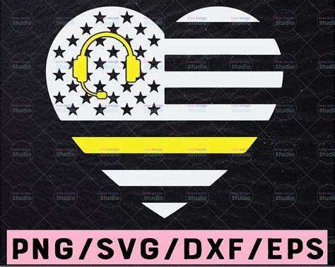 Dispatcher Thin Gold Line Heart Svg Dispatcher Svg Png Cutting