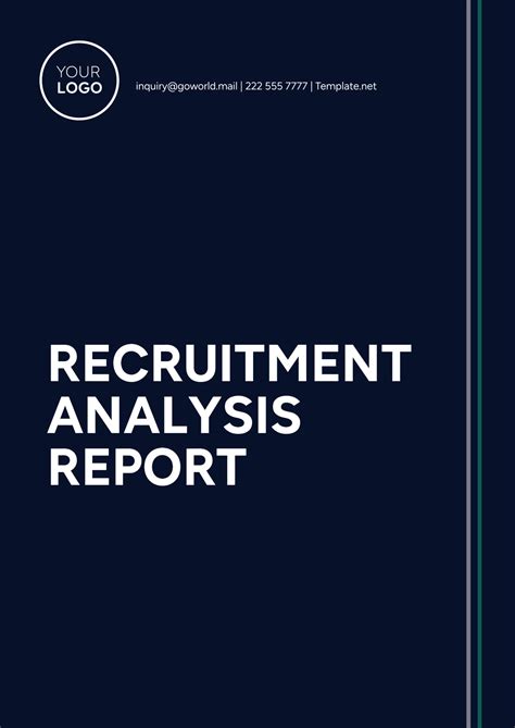 Free Annual Recruitment Report Template To Edit Online