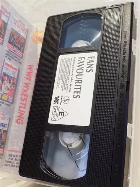 Wwf Fan Favourites Wrestling Vhs Video Tape Hasbro Wwe Wcw Pal Uk