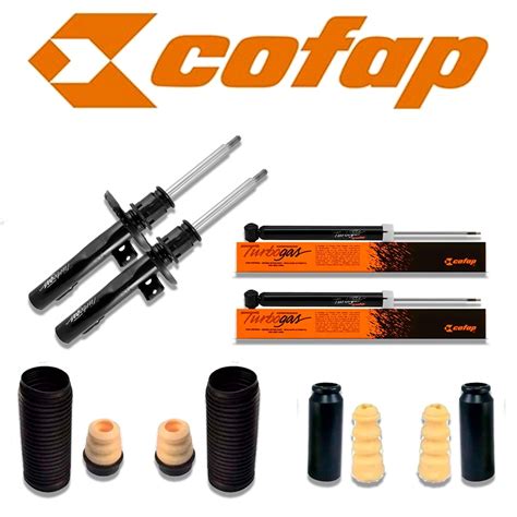 Kit Amortecedor Dianteiro Traseiro Fox Polo GP32986 SGB27320 Cofap