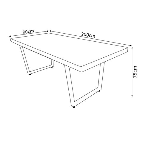 Mesa Industrial Lanna Madeira Maci A Ferragem Preta M