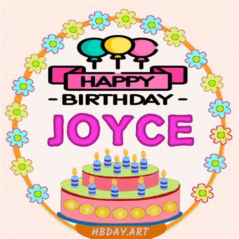 Happy Birthday Joyce Images  Wishes Hbdayart