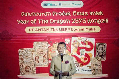 Jajaki Potensi Pasar Imlek 2024 Antam Luncurkan Emas Naga Kayu