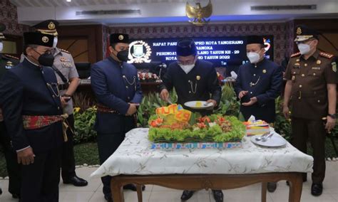 Paripurna Istimewa HUT Kota Tangerang Arief Apresiasi Masyarakat