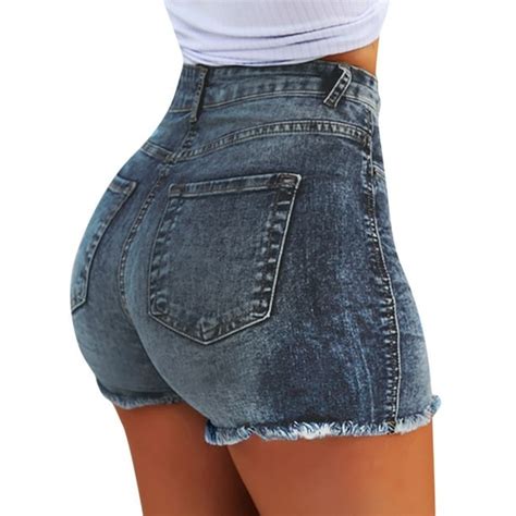 Jean Shorts Womens New Women Summer Short Jeans Denim Female Pockets