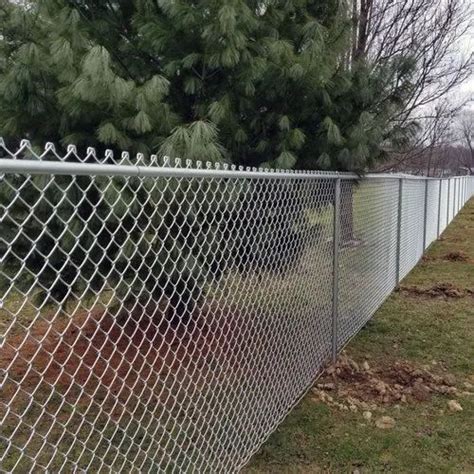 Galvanized GI Chain Link Fencing Height Upto 5 Feet Mesh Size 1 5