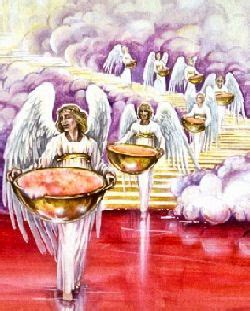 Out Of The Temple Came The Seven Angels With The Seven Plagues They