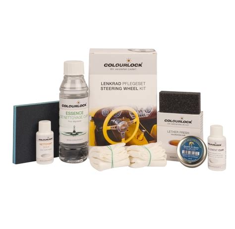 Kit de réparation pour volant en cuir noir COLOURLOCK Colourlock Suisse