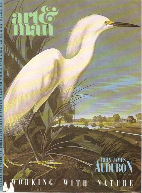 Art And Man Scholastic Art Vol No February John James Audubon