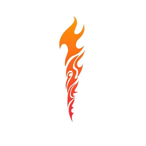 Tribal Fire Tattoo