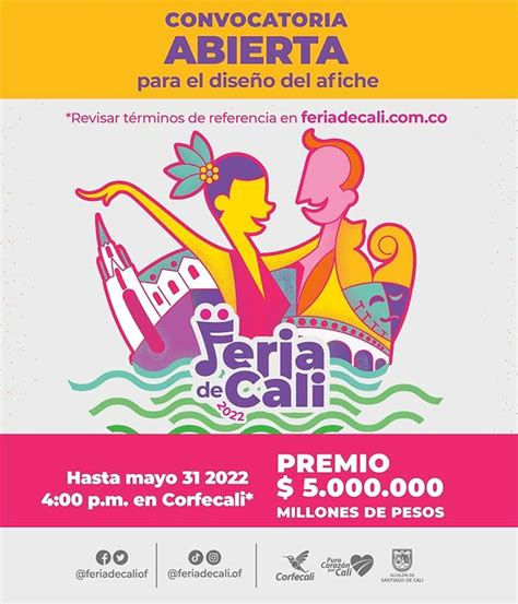 Convocatoria Diseño De Afiche Oficial De La Feria De Cali 2022