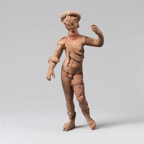 Terracotta Statuette Of A Youth East Greek Hellenistic The