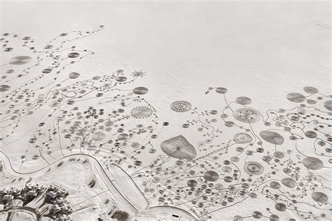 Simply Creative Swirling Snow Drawing By Sonja Hinrichsen