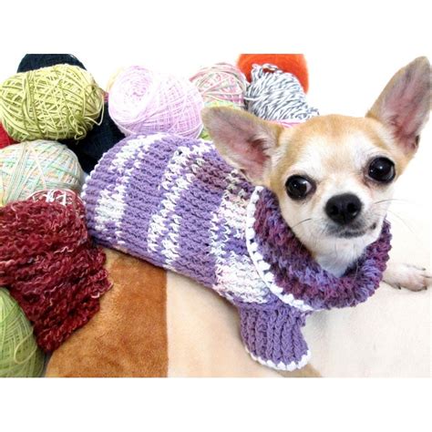 Warm Teacup Chihuahua Sweater Knit XXS Dog Clothing Cute