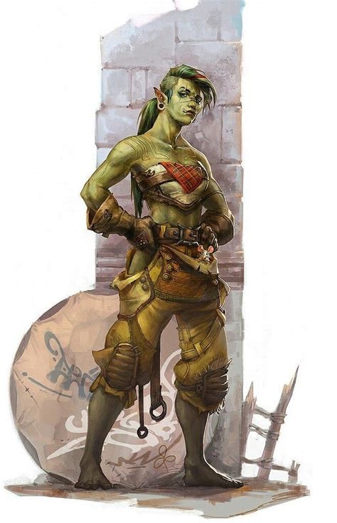 Dungeons Dragons Orcs Half Orcs Inspirational Character