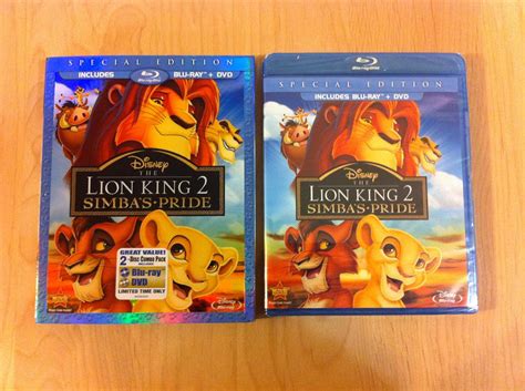 The Lion King Ii Simbas Pride Special Edition Blu Raydvd Combo In