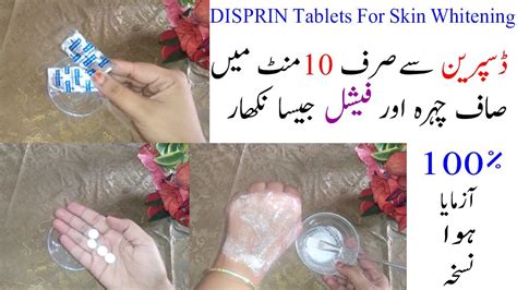 Disprin Tablets For Skin Whitening Glowing Face How To Use Disprin