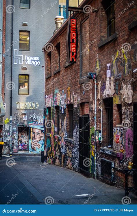 Graffiti Street Art in Melbourne Australia, Victoria Editorial Image ...