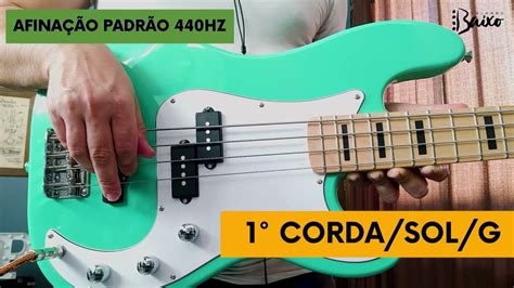 Afinador De Baixo Online Cordas Afinando Bass Tuner Youtube