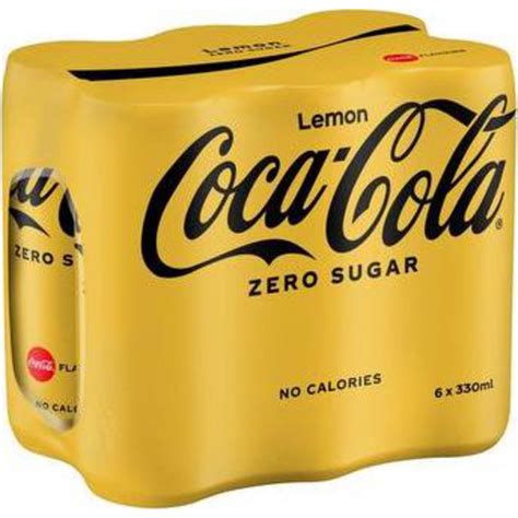 Coca Cola Zero Sugar Lemon 33cl Pack De 6