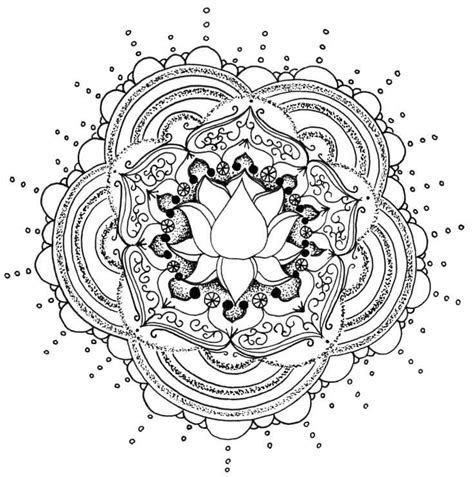Flower Mandala Coloring Pages – Printable Coloring Pages. FREE